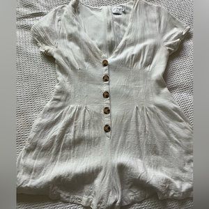 Princess Polly White Romper US 6